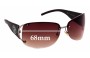 Sunglass Fix Ersatzgläser für Giorgio Armani GA 380/F/S - 68mm Wide 