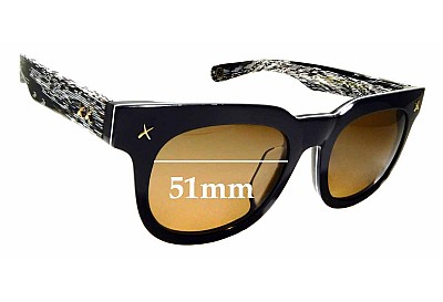 HAKIOS  HK1005 Lentes de Repuesto 51mm wide 