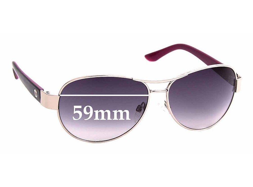 Sunglass Fix Lentes de Repuesto para Juicy Couture WJC61SG28S - 59mm Wide Sunglass Fix Lentes de Repuesto para Juicy Couture WJC61SG28S - 59mm Wide