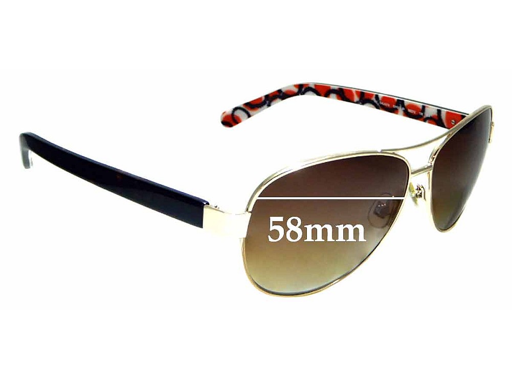 Sunglass Fix Lentilles de Remplacement pour Kate Spade Dalia 2/S - 58mm Wide Sunglass Fix Lentilles de Remplacement pour Kate Spade Dalia 2/S - 58mm Wide