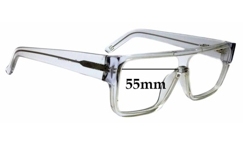 Sunglass Fix Lentilles de Remplacement pour Ksubi Alkes - 55mm Wide Sunglass Fix Lentilles de Remplacement pour Ksubi Alkes - 55mm Wide