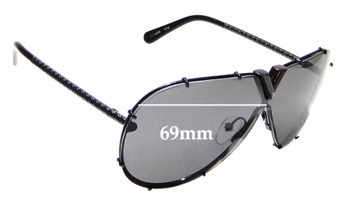 Sunglass Fix Replacement Lenses for Louis Vuitton  LV Drive Z2345W - 69mm Wide 