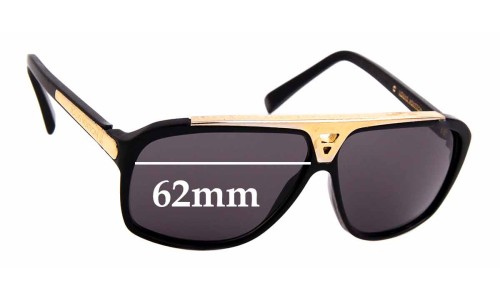 Sunglass Fix Replacement Lenses for Louis Vuitton Z0350W - 62mm Wide Sunglass Fix Replacement Lenses for Louis Vuitton Z0350W - 62mm Wide