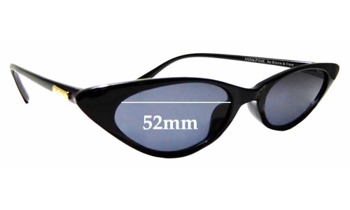 Sunglass Fix Lentes de Repuesto para Minkpink Rouge - 52mm Wide 