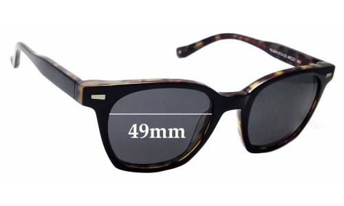 Sunglass Fix Ersatzgläser für Neville & Lewis NL004 - 49mm Wide 