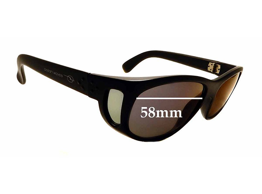 Sunglass Fix Replacement Lenses for Ocean Eyewear Nassau - 58mm Wide Sunglass Fix Replacement Lenses for Ocean Eyewear Nassau - 58mm Wide
