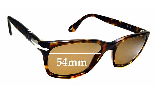 Sunglass Fix Lentilles de Remplacement pour Persol 3012-V - 54mm Wide 