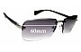 Sunglass Fix Lentes de Repuesto para Prada SPR61N - 60mm Wide 