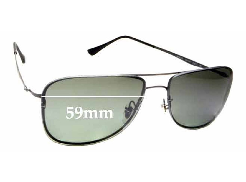 Sunglass Fix Ersatzgläser für Ray Ban RB8054LightRay - 59mm Wide Sunglass Fix Ersatzgläser für Ray Ban RB8054LightRay - 59mm Wide
