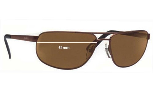 Sunglass Fix Replacement Lenses for Revo 3011 - 61mm Wide 