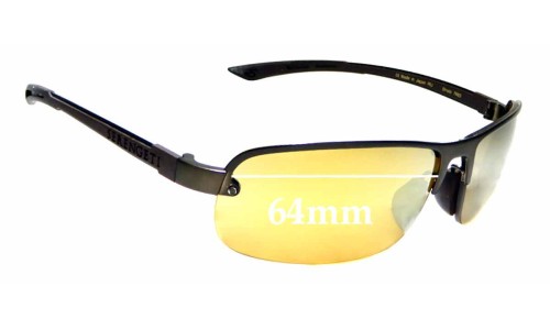 Sunglass Fix Ersatzgläser für Serengeti Strato - 64mm Wide 
