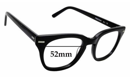Sunglass Fix Lentes de Repuesto para Shuron Freeway - 52mm Wide 