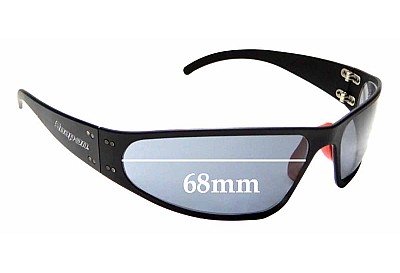 Snap On Carb Replacement Lenses 68mm wide 