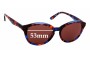 Sunglass Fix Replacement Lenses for Specsavers Morocco Sun Rx - 53mm Wide 