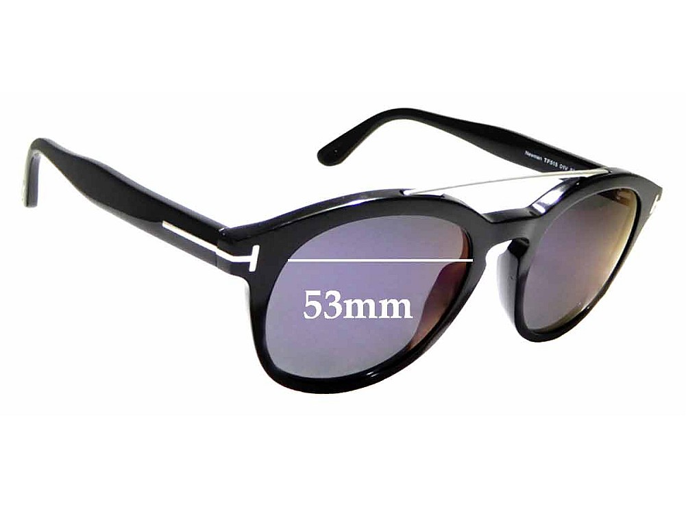 Sunglass Fix Ersatzgläser für Tom Ford Newman TF515 - 53mm Wide Sunglass Fix Ersatzgläser für Tom Ford Newman TF515 - 53mm Wide