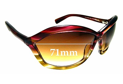 Tom Ford Patek TF122 Lentilles de Remplacement 71mm wide 