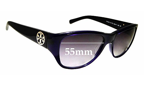Sunglass Fix Lentilles de Remplacement pour Tory Burch TY7012 - 55mm Wide 