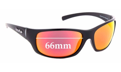 Sunglass Fix Replacement Lenses for Ugly Fish Eclipes PC 3441  - 66mm Wide 