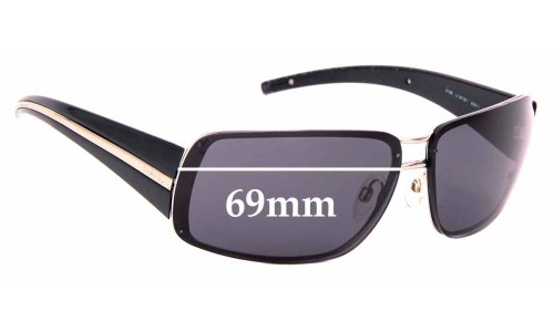 Sunglass Fix Ersatzgläser für Chanel 4138 - 69mm Wide 