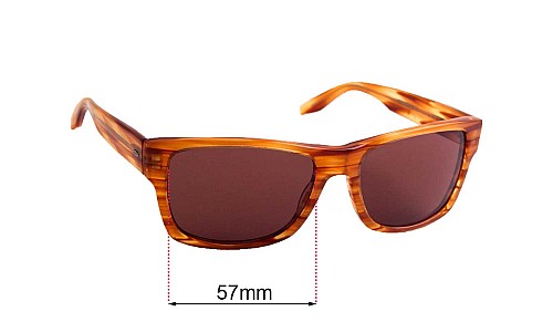 Sunglass Fix Lentilles de Remplacement pour Barton Perreira Kero - 57mm Wide 