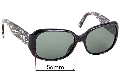 Christian Dior Flanelle3 Replacement Lenses 57mm wide 