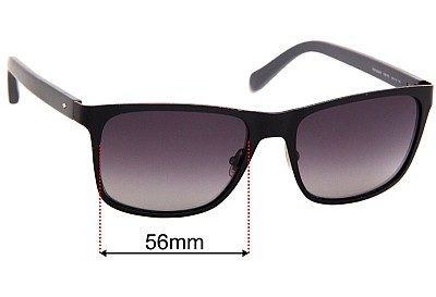 Fossil FOS 2039/S Lentes de Repuesto 56mm wide 