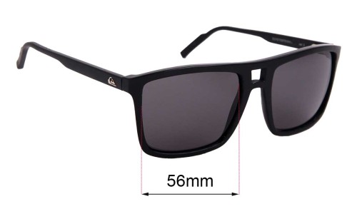 Sunglass Fix Replacement Lenses for Quiksilver Brigade - 56mm Wide Sunglass Fix Replacement Lenses for Quiksilver Brigade - 56mm Wide