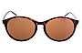 Sunglass Fix Replacement Lenses for Ray Ban RB4371F - 55mm Wide Front View 