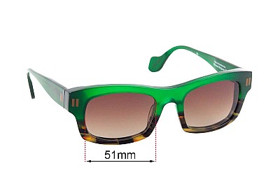 Theo Soixante Six Replacement Lenses 51mm wide 