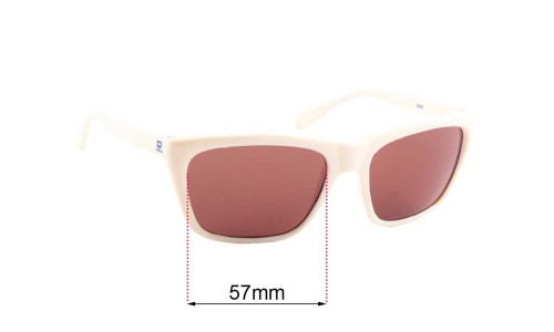 Sunglass Fix Replacement Lenses for Vuarnet Pouilloux Surfers 2006 - 57mm Wide 