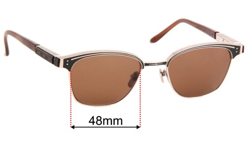 Sunglass Fix Lentilles de Remplacement pour Leisure Society Stanford - 48mm Wide 
