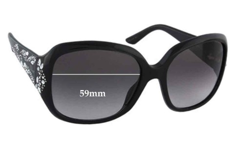 Sunglass Fix Ersatzgläser für Christian Dior Minuit F - 59mm Wide 