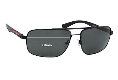 Prada SPS55N Replacement Lenses 60mm wide 