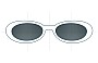 Sunglass Fix Replacement Lenses for Ray-Ban RB4003 - 61mm Wide 