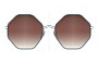 Sunglass Fix Replacement Lenses for Prada SPR17W - 49mm Wide 