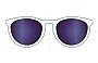 Sunglass Fix Replacement Lenses for Prada SPR61T - 54mm Wide 