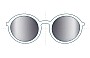Sunglass Fix Replacement Lenses for Prada SPR04Z - 57mm Wide 