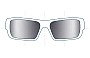 Sunglass Fix Replacement Lenses for Prada SPS51P - 58mm Wide 