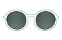 Sunglass Fix Replacement Lenses for Prada SPR04Z - 57mm Wide 