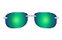 Sunglass Fix Replacement Lenses for Ray-Ban RB3390 (Same Size Hole) - 65mm Wide 