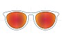 Sunglass Fix Replacement Lenses for Prada SPR61T - 54mm Wide 