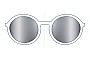 Sunglass Fix Replacement Lenses for Prada SPR04Z - 57mm Wide 
