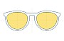 Sunglass Fix Replacement Lenses for Prada SPR61T - 54mm Wide 