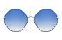 Sunglass Fix Replacement Lenses for Prada SPR17W - 49mm Wide 