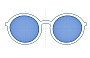 Sunglass Fix Replacement Lenses for Prada SPR04Z - 57mm Wide 