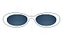 Sunglass Fix Replacement Lenses for Ray-Ban RB4003 - 61mm Wide 