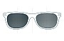 Sunglass Fix Replacement Lenses for Prada SPS01W - 59mm Wide 