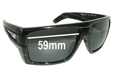 Arnette Hitter AN4150 Replacement Lenses 59mm wide 