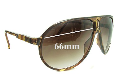 Carrera Champion Lentilles de Remplacement 66mm wide 