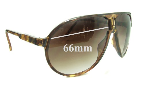 Carrera Champion Lentes de Repuesto 66mm wide 